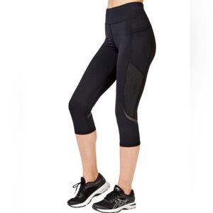 Sweaty Betty Women's XL Black The Zero Gravity Cropped Leggings Running Yoga Gym